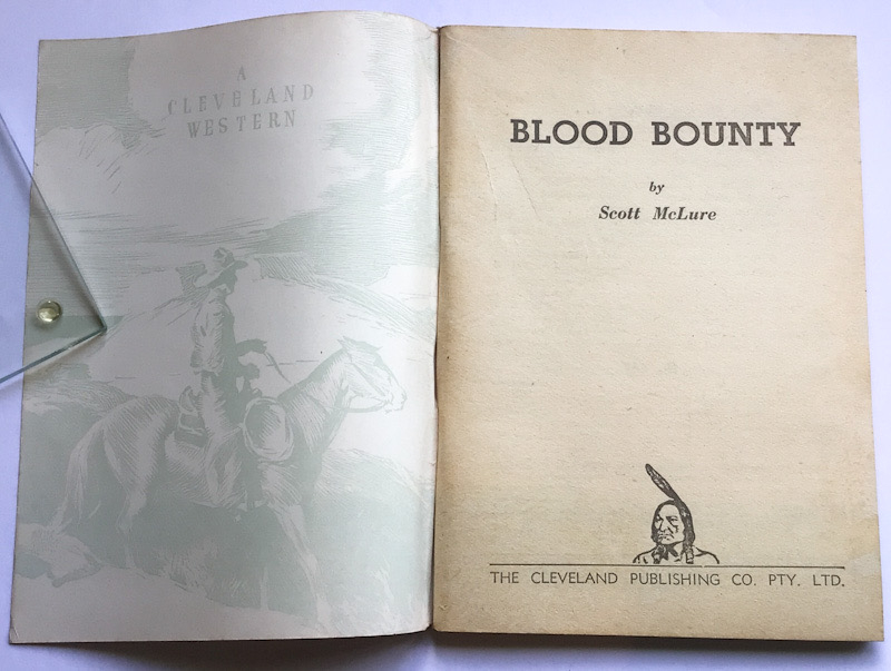 Cleveland Western BLOOD BOUNTY by Scott McLure No 644